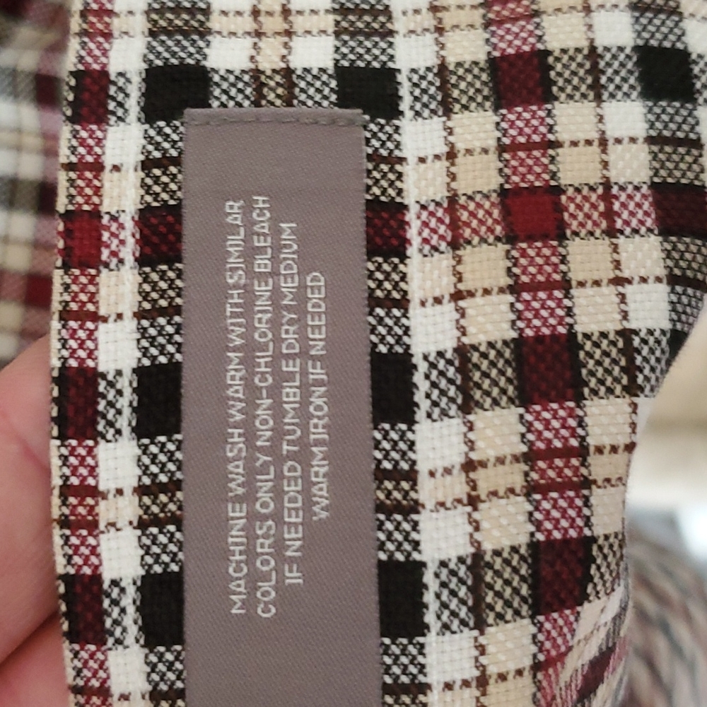 Daniel Cremieux signature collection. Plaid long sleeve shirt - Picture 6 of 7